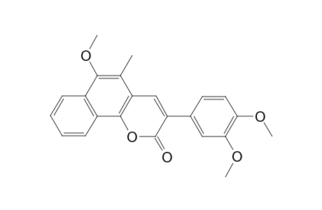 3-(3,4-Dimethoxyphenyl)-6-methoxy-5-methyl-2H-benzo[h]chromen-2-one