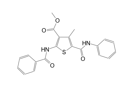 methyl 5-(anilinocarbonyl)-2-(benzoylamino)-4-methyl-3-thiophenecarboxylate