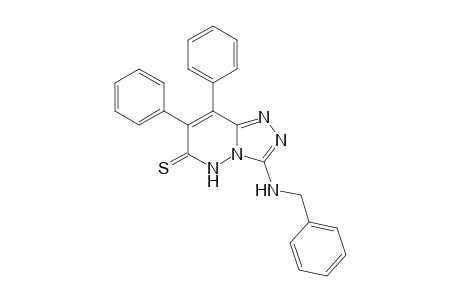 3-Benzylamino-7,8-diphenyl-1,2,4-triazolo[4,3-b]pyridazine-6-thione