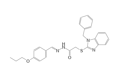 acetic acid, [[1-(phenylmethyl)-1H-benzimidazol-2-yl]thio]-, 2-[(E)-(4-propoxyphenyl)methylidene]hydrazide