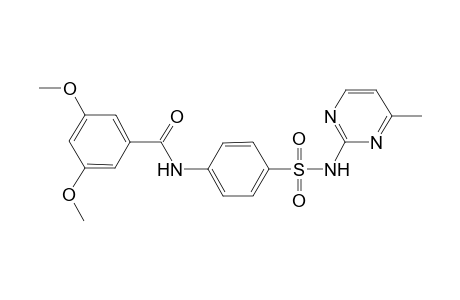 3,5-dimethoxy-N-(4-{[(4-methyl-2-pyrimidinyl)amino]sulfonyl}phenyl)benzamide