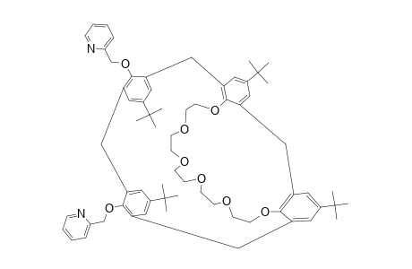 5,11,17,23-TETRAKIS-(1,1-DIMETHYLETHYL)-25,26-BIS-[(2-PYRIDYLMETHYL)-OXY]-27,28-CROWN-6-CALIX-[4]-ARENE,1,2-ALTERNATE-CONFORMER