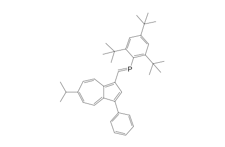 (E)-2-(6-Isopropyl-3-phenyl-1-azulenyl)-1-(2,4,6-tri-t-butylphenyl)phosphaethene