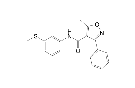 5-methyl-3'-(methylthio)-3-phenyl-4-isoxazolecarboxanilide