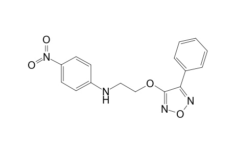 N-(4-Nitrophenyl)-N-(2-[(4-phenyl-1,2,5-oxadiazol-3-yl)oxy]ethyl)amine