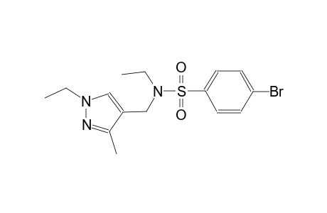 benzenesulfonamide, 4-bromo-N-ethyl-N-[(1-ethyl-3-methyl-1H-pyrazol-4-yl)methyl]-