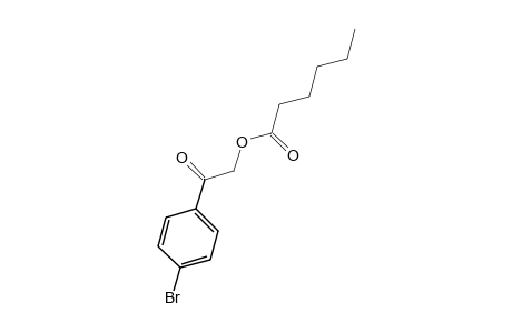 hexanoic acid, ester with 4'-bromo-2-hydroxyacetophenone