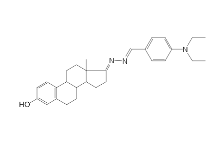 (17E)-17-[(E)-[4-(diethylamino)benzylidene]hydrazono]-13-methyl-7,8,9,11,12,14,15,16-octahydro-6H-cyclopenta[a]phenanthren-3-ol