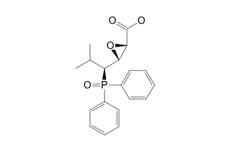 (2S,3S,4S)-4-Diphenylphosphinoyl-2,3-epoxy-5-methylhexanoic acid