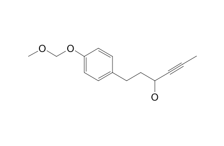 1-(4-(Methoxymethoxy)phenyl)hex-4-yn-3-ol