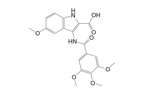 5-methoxy-3-[(3,4,5-trimethoxybenzoyl)amino]-1H-indole-2-carboxylic acid