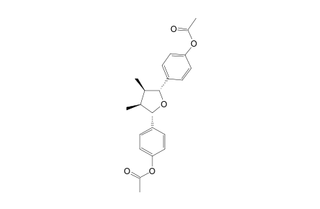 (2-ALPHA,3-BETA,4-BETA,5-ALPHA)-2,5-BIS-(4-ACETOXYPHENYL)-3,4-DIMETHYLTETRAHYDROFURAN