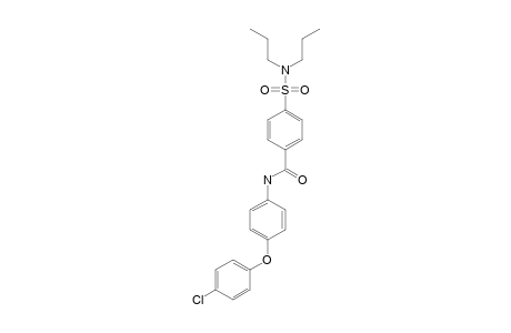 4'-(p-chlorophenoxy)-4-(dipropylsulfamoyl)benzanilide