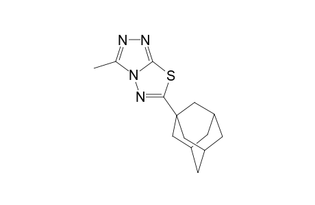 [1,2,4]Triazolo[3,4-b][1,3,4]thiadiazole, 3-methyl-6-tricyclo[3.3.1.1(3,7)]dec-1-yl-