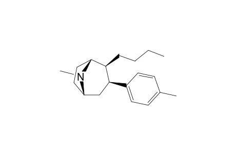 (1S,3S,4S,5R)-4-butyl-8-methyl-3-(4-methylphenyl)-8-azabicyclo[3.2.1]octane