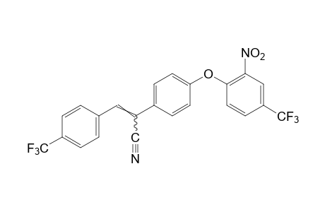 2-{p-[(2-NITRO-alpha,alpha,alpha-TRIFLUORO-p-TOLYL)OXY]PHENYL}-3-(alpha,alpha,alpha-TRIFLUORO-p-TOLYL)ACRYLONITRILE