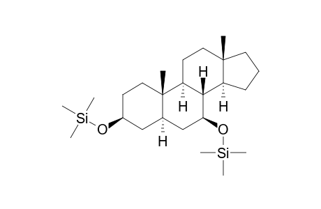 5.ALPHA.-ANDROSTANE-3.BETA.,7.BETA.-DIOL-DI-TRIMETHYLSILYL ETHER