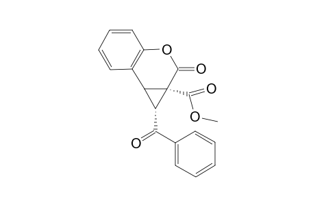 Methyl 4,5-Benzo-exo-7-benzoyl-3-oxa-2-oxo-cis-bicyclo[4.1.0]hept-4-en-1-carboxylate
