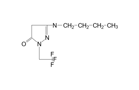 3-(butylamino)-1-(2,2,2-trifluoroethyl)-2-pyrazolin-5-one