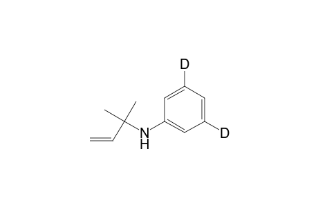 3,5-Dideutero-N-(1',1'-dimethylallyl)aniline