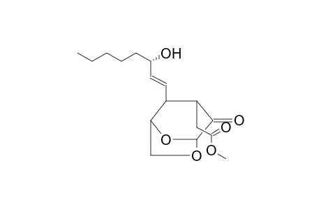 (1S,2S,3S,5R)-2-[(E)-3(R)-HYDROXY-1-OCTENYL]-3-(METHOXYCARBONYLMETHYL)-6,8-DIOXABICYCLO[3.2.1]OCTAN-4-ONE