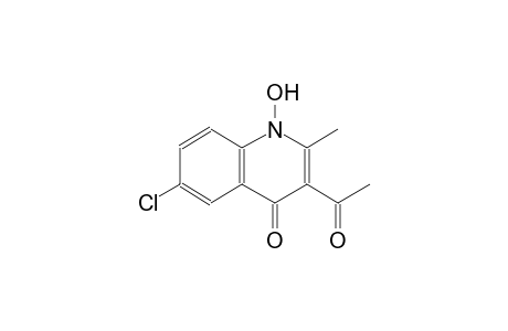 4(1H)-quinolinone, 3-acetyl-6-chloro-1-hydroxy-2-methyl-