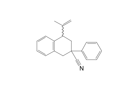 2-(4-Isopropenyl-2-phenyl-1,2,3,4-tetrahydronaphthalene)carbonitrile