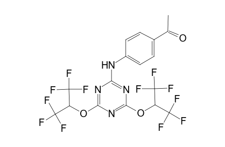 Ethanone, 1-[4-[4,6-bis(2,2,2-trifluoro-1-trifluoromethylethoxy)-1,3,5-triazin-2-yl]amino]phenyl-
