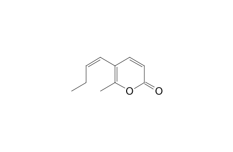 5-[(Z)-but-1-enyl]-6-methyl-2-pyranone