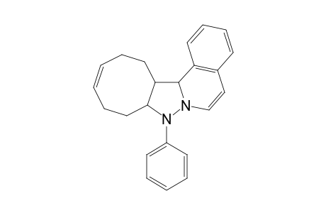 8,8a,9,10,13,14,14a,14b-Octahydro-8-(phenyl)cycloocta[3,4]pyrazolo[5,1-a]isoquinoline