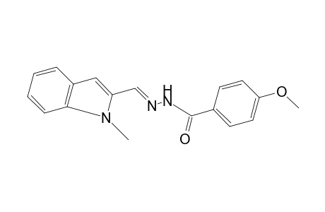 p-anisic acid, [(1-methylindol-2-yl)methylene]hydrazide
