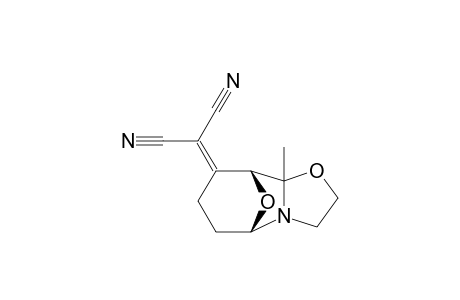 (1R,SR,6S,7S)-6-METHYL-5,11-DIOXA-2-AZA-TRICYCLO-[5.3.1.0]-UNDECAN-8-YLIDENE-MALONO-NITRILE