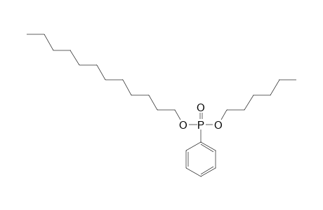 Phenylphosphonic acid, dodecyl hexyl ester