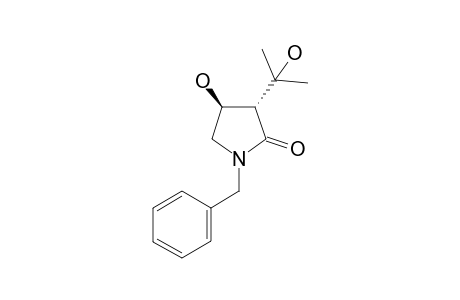 (3R,4S)-1-benzyl-4-hydroxy-3-(1-hydroxy-1-methyl-ethyl)-2-pyrrolidone