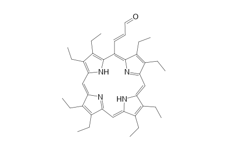 meso-(2-Formylvinyl)octaethylporphyrin