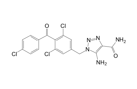 5-Amino-1-(3,5-dichloro-4-(4-chlorobenzoyl)benzyl)-1H-1,2,3-triazole-4-carboxamide