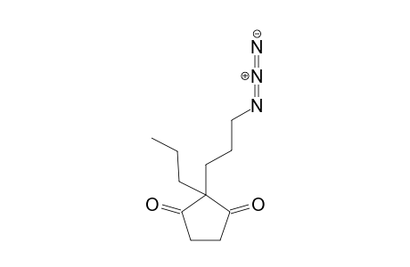 2-(3-azidopropyl)-2-propylcyclopentane-1,3-dione