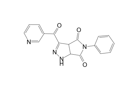 5-Phenyl-3-(pyridine-3-carbonyl)-3a,6a-dihydro-1H-pyrrolo[3,4-c]pyrazole-4,6-dione