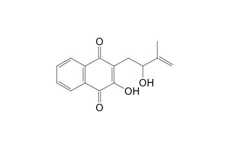 [1,4]Naphthoquinone, 2-hydroxy-3-(2-hydroxy-3-methylbut-3-enyl)-