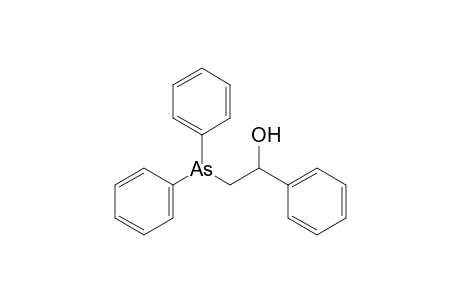 (2-Hydroxy-2-phenylethyl)diphenyl arsane