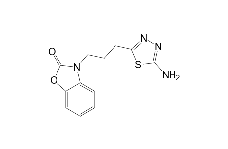 3-[3-(5-Amino-[1,3,4]thiadiazol-2-yl)-propyl]-3H-benzooxazol-2-one