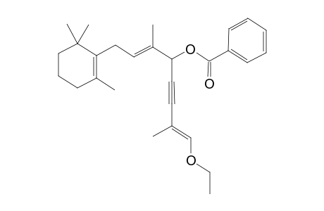 (4E,1'E)-5-ETHOXY-4-METHYL-3-[1-METHYL-3-(2,6,6-TRIMETHYLCYCLOHEX-1-EN-1-YL)]-PENT-4-EN-2-YN-1-YL-BENZOATE