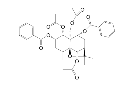 1,6,15-triacetoxy-2,9-dibenzoyloxy-dihydroagarofurane