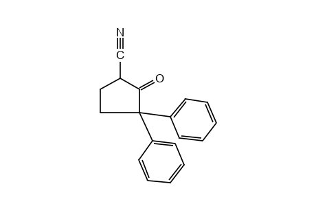 3,3-diphenyl-2-oxocyclopentanecarbonitrile