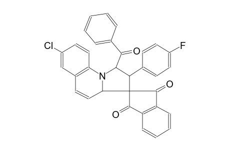 (1'R,2'R)-1'-benzoyl-7'-chloro-2'-(4-fluorophenyl)-2',3a'-dihydro-1'H-spiro[indene-2,3'-pyrrolo[1,2-a]quinoline]-1,3-dione