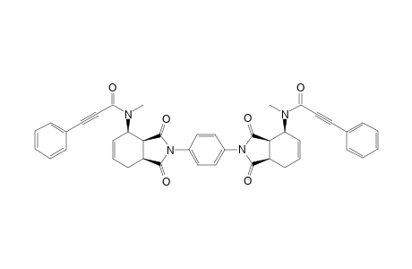 1,4-Di-(N-(2,3,3a,4,7,7a-hexahydro-2-methyl-1,3-dioxo-1H-isoindol-4-yl)-N-methyl-3-phenylpropiolamide)phenylene