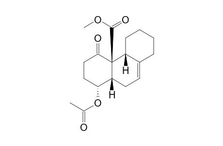 1,2,3,4,4A,4B,5,6,7,8,10,10A-Dodecahydro-1-hydroxy-4-oxo-4A-phenanthrenecarboxylic acid, methyl ester, acetate