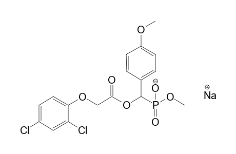 Sodium Methyl methyl-.alpha.-[(2',4'-dichlorophenoxy)acetoxy]-(p-methoxyphenyl)-phosphonate