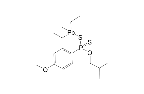 O-isobutyl S-(triethylplumbyl) (4-methoxyphenyl)phosphonodithioate