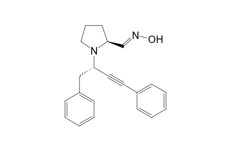 (E),(S)-1-((S)-1,4-diphenylbut-3-yn-2-yl)pyrrolidine-2-carbaldehyde oxime